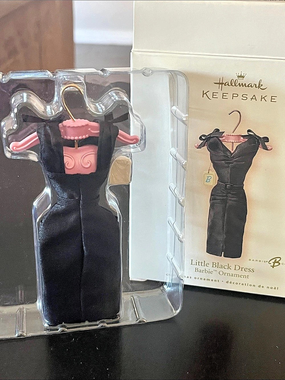 Hallmark Keepsake Little Black Dress Barbie Ornament Black Barbie Ornament NWT